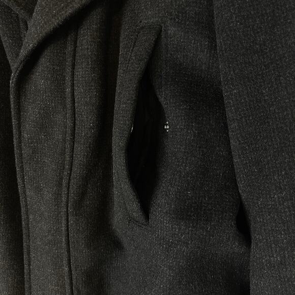 Tommy Hilfiger Men's 40L Wool Mix Overcoat Puffer Quilt Pilot Charcoal *no hood* - Picture 6 of 16